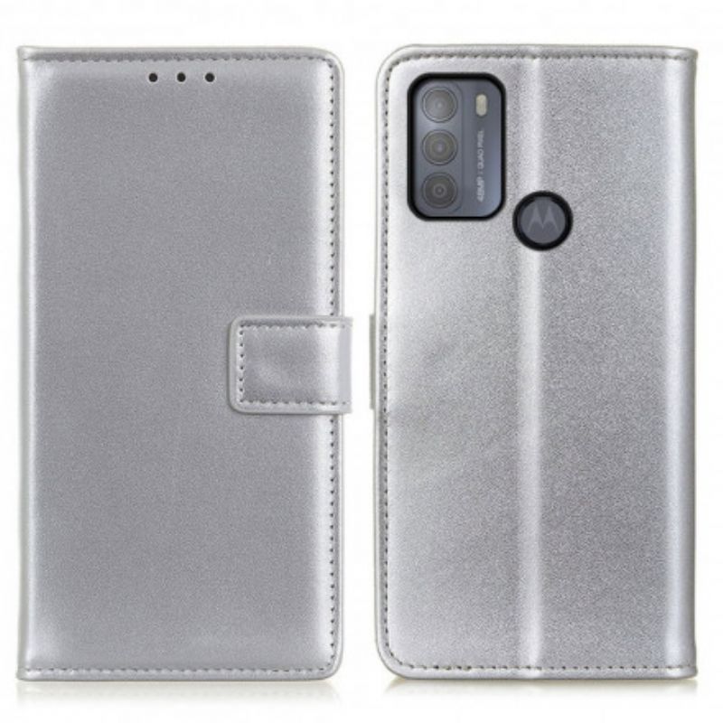 Etui Folio Moto G50 Zwykła Sztuczna Skóra Etui Ochronne