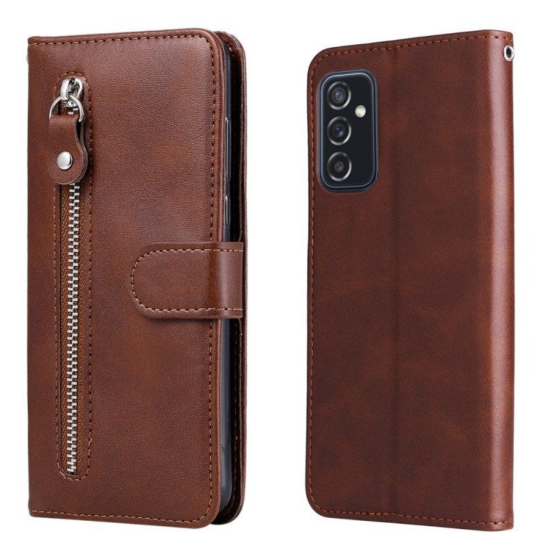 Etui Folio do Samsung Galaxy M52 5G Zamek Błyskawiczny