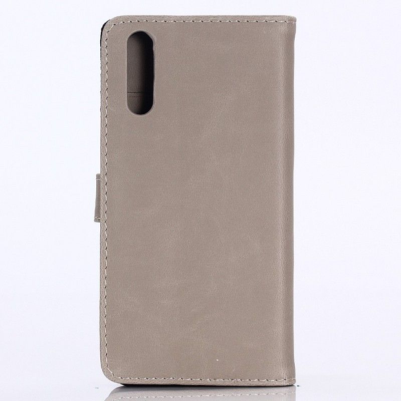 Etui Folio Xiaomi Mi 9 SE Czarny Ekoskóra W Stylu Retro