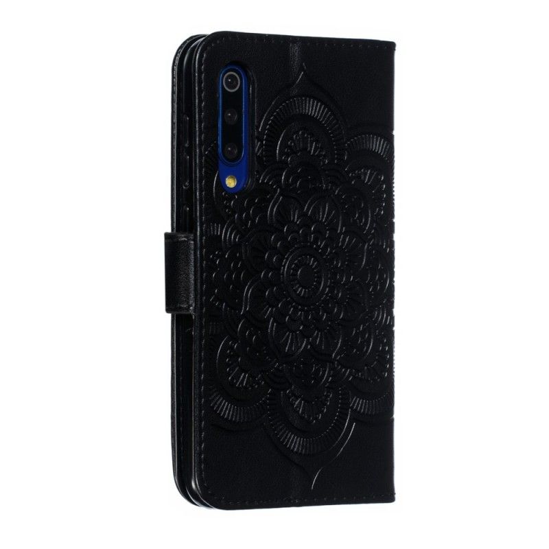 Etui Folio Xiaomi Mi 9 SE Szary Czarny Cała Mandala