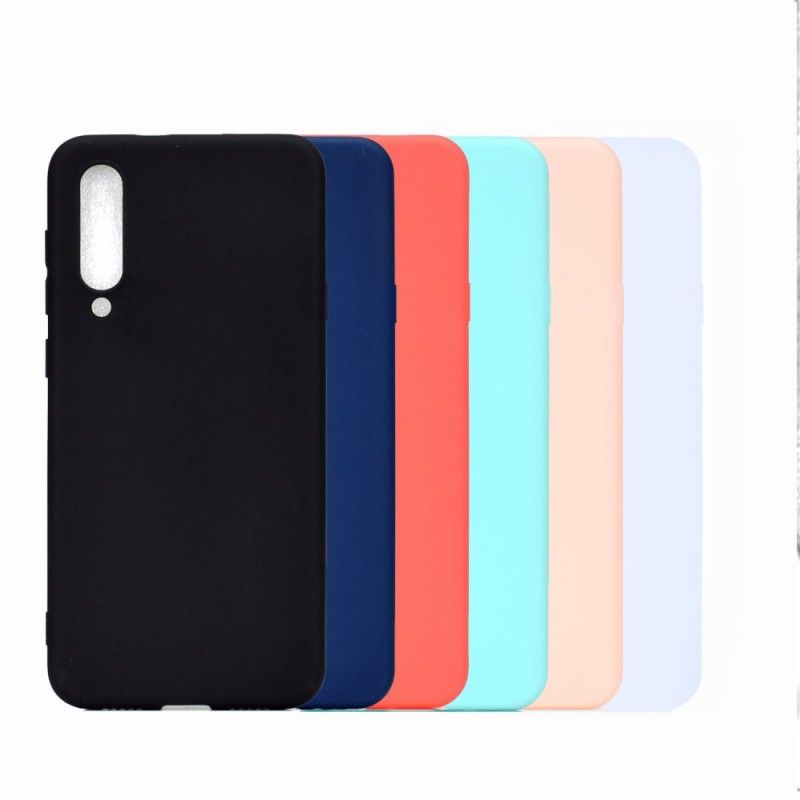 Etui Xiaomi Mi 9 SE Biały Czarny Silikon Etui Ochronne