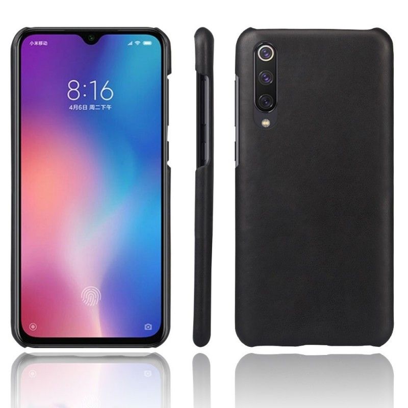 Etui Xiaomi Mi 9 SE Brązowy Czarny Efekt Skóry Ksq Etui Ochronne