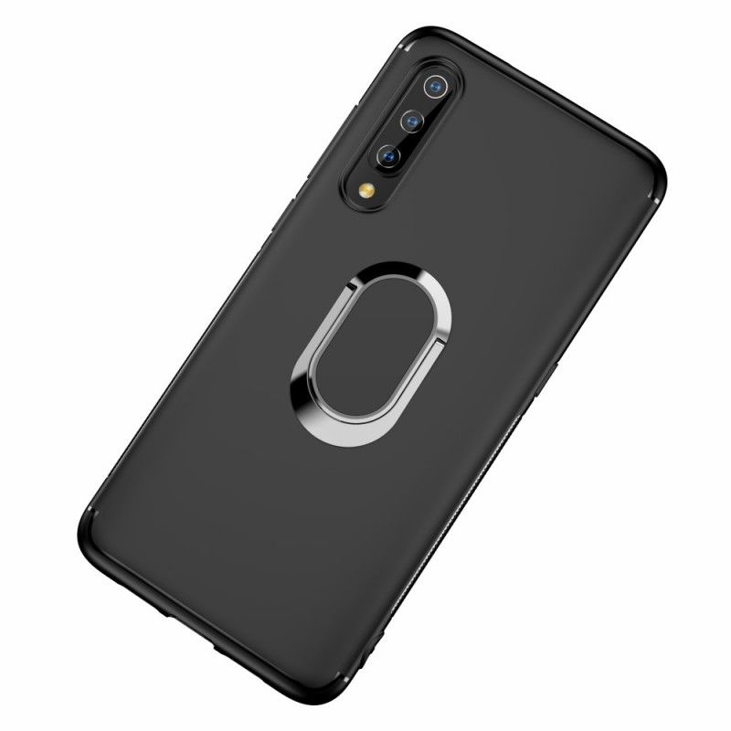 Etui Xiaomi Mi 9 SE Czerwony Czarny Pierścień Magnetyczny Premium