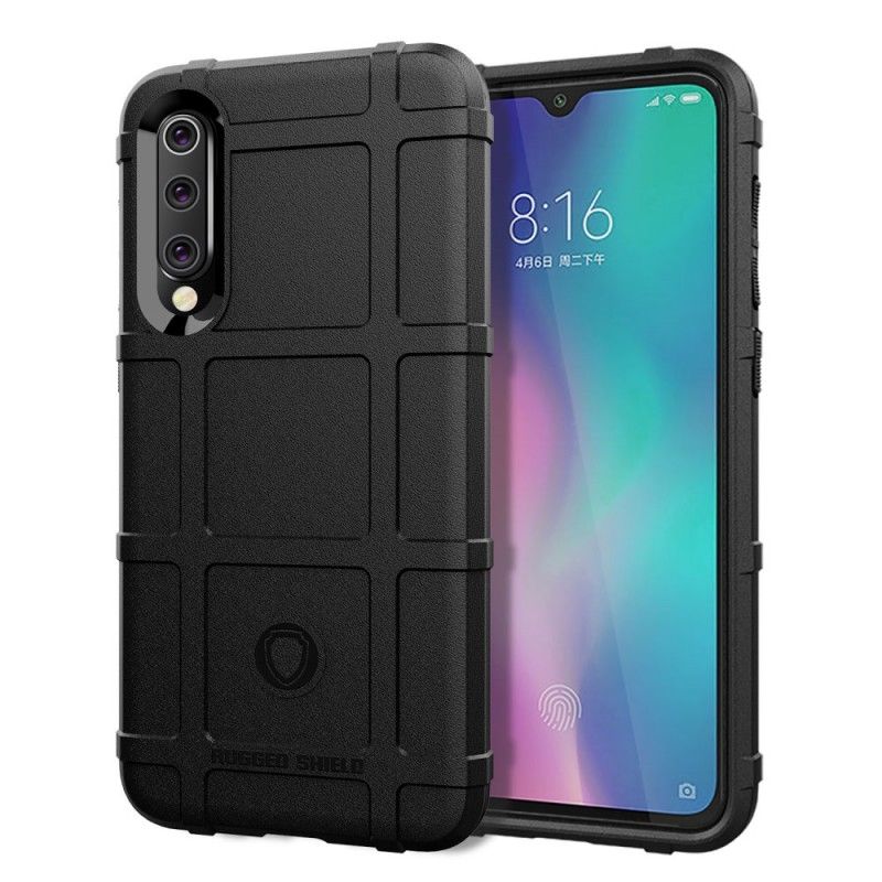 Etui Xiaomi Mi 9 SE Szary Czarny Wytrzymała Tarcza