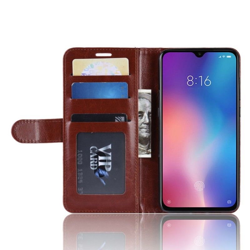 Pokrowce Xiaomi Mi 9 SE Biały Czarny Ultra Sztuczna Skóra