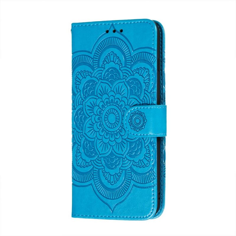 Etui Folio Samsung Galaxy A32 5G Szary Czarny Cała Mandala