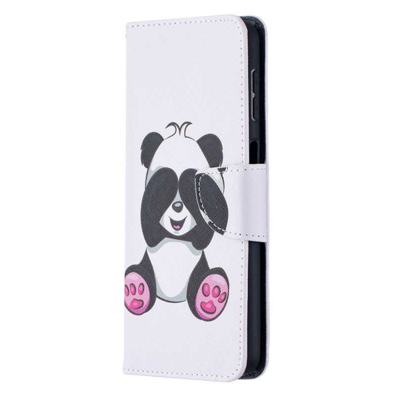 Etui Folio Samsung Galaxy A32 5G Zabawna Panda Etui Ochronne