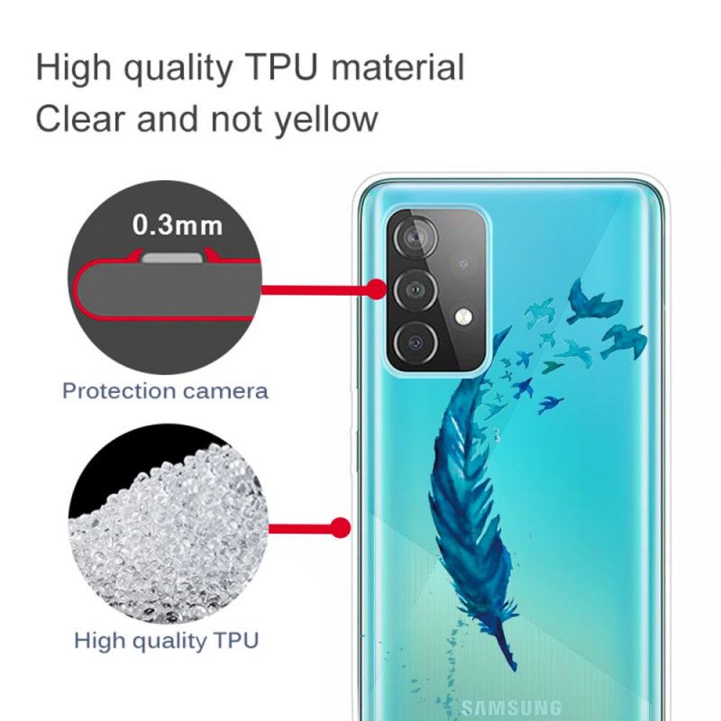 Etui Samsung Galaxy A32 5G Piękne Pióro