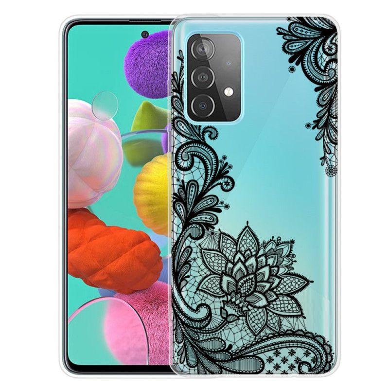 Etui Samsung Galaxy A32 5G Wysublimowana Koronka