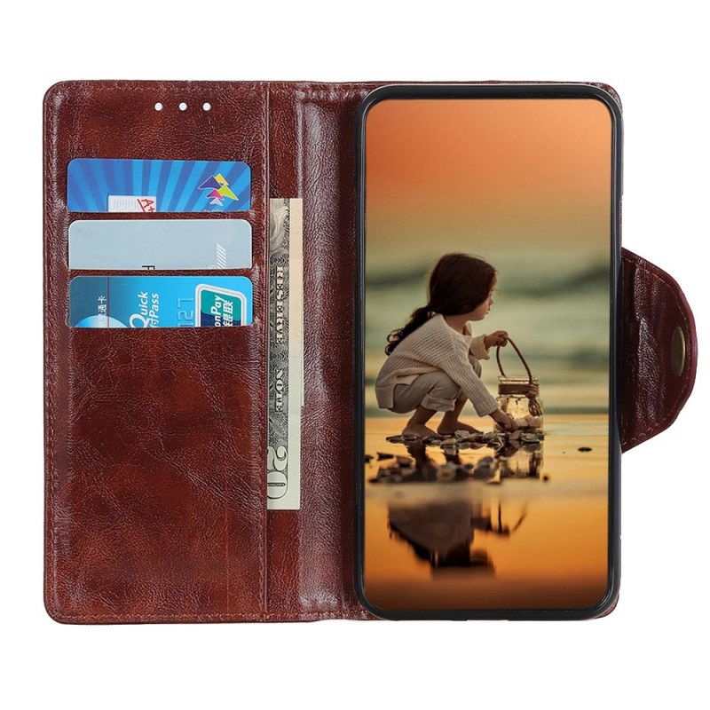 Etui Folio Honor 9X Szary Czarny Guzik Ze Sztucznej Skóry W Stylu Retro Etui Ochronne