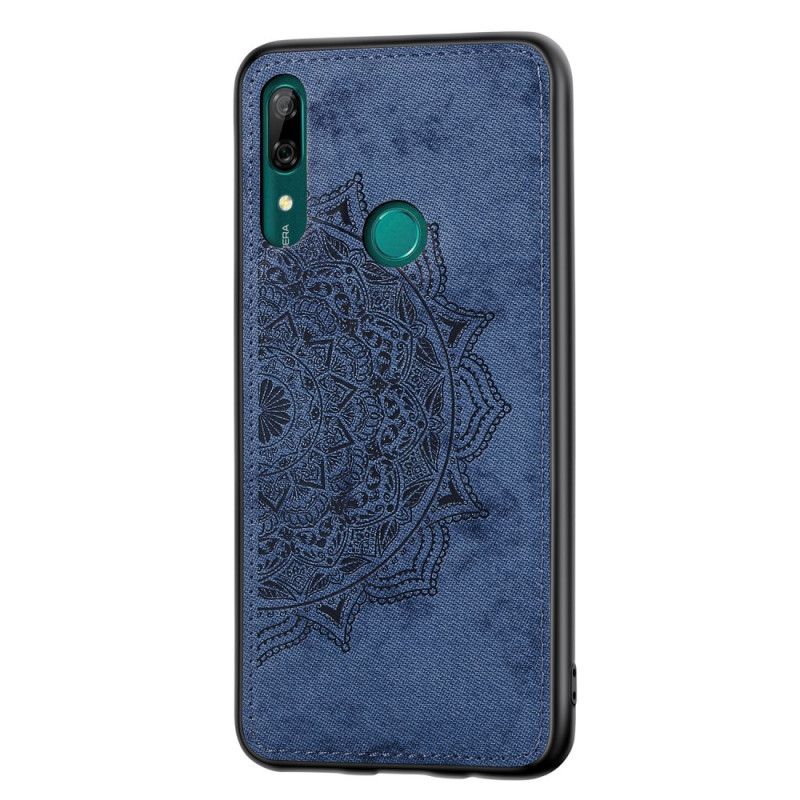 Etui Honor 9X Granatowy Różowy Tekstura Tkaniny I Mandali