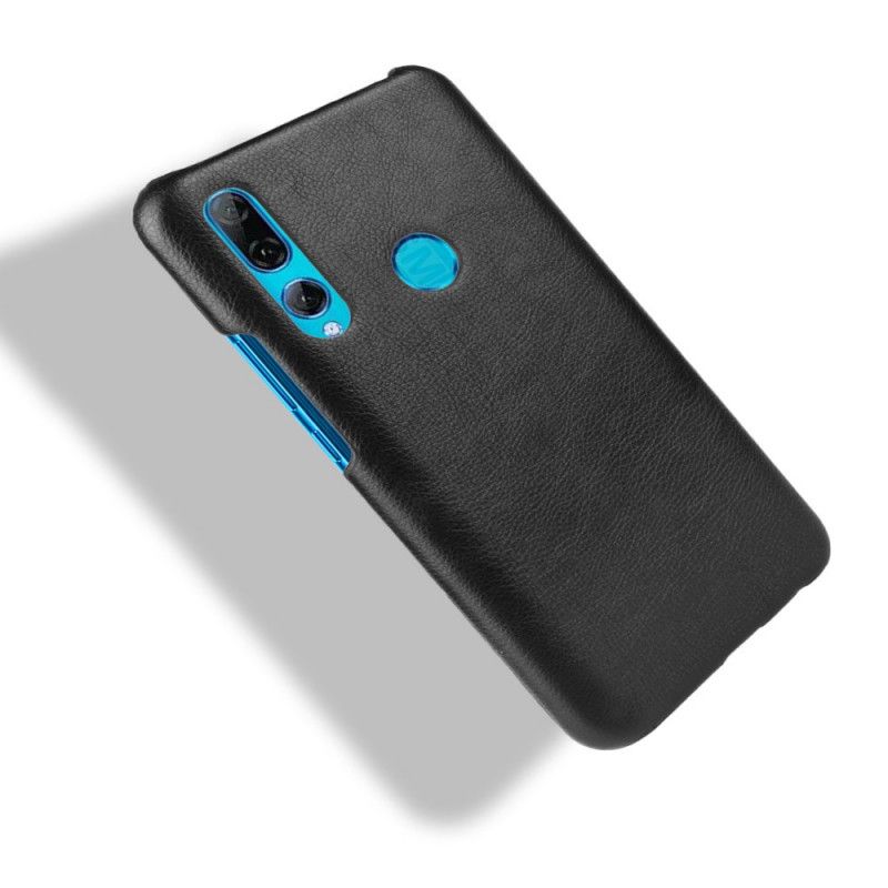 Etui Honor 9X Szary Czarny Performance Imitacja Skóry Liczi Etui Ochronne