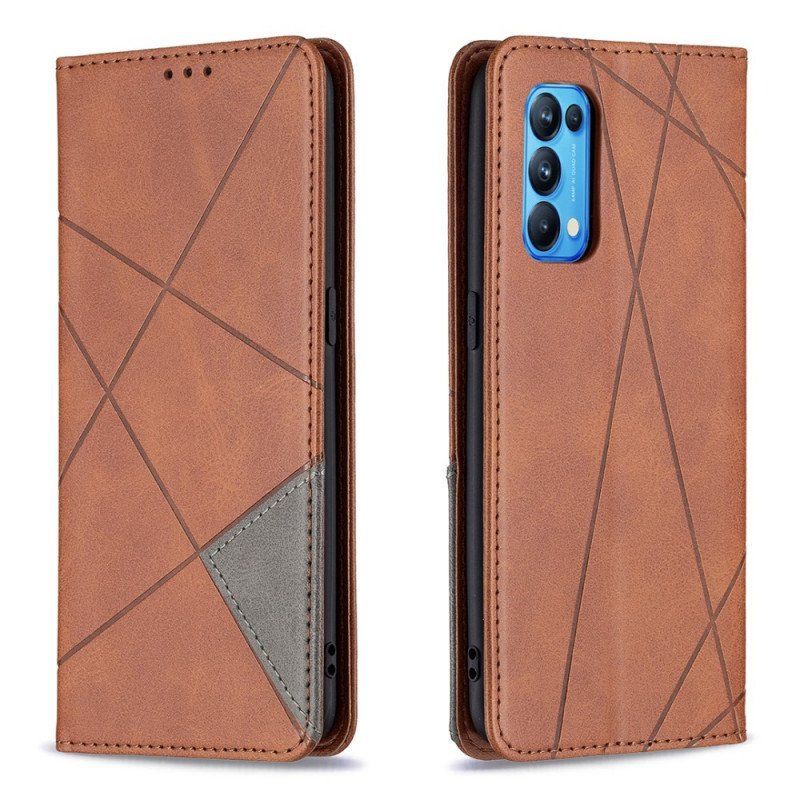 Etui Na Telefon do Oppo Find X3 Lite Etui Folio Styl Artysty