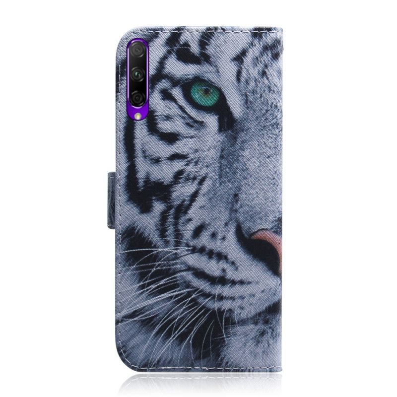 Etui Folio Huawei P Smart Pro Pro Biały Tygrys
