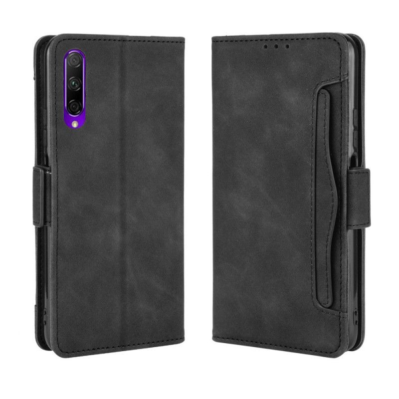 Etui Folio Huawei P Smart Pro Czerwony Czarny Karta Wielowarstwowa Premier Klasy Pro