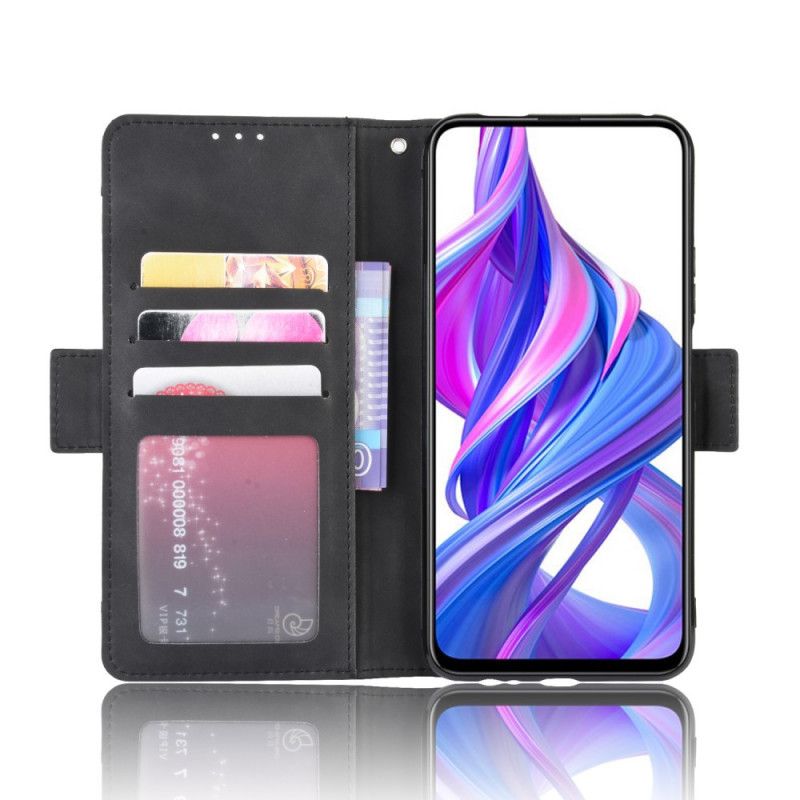 Etui Folio Huawei P Smart Pro Czerwony Czarny Karta Wielowarstwowa Premier Klasy Pro