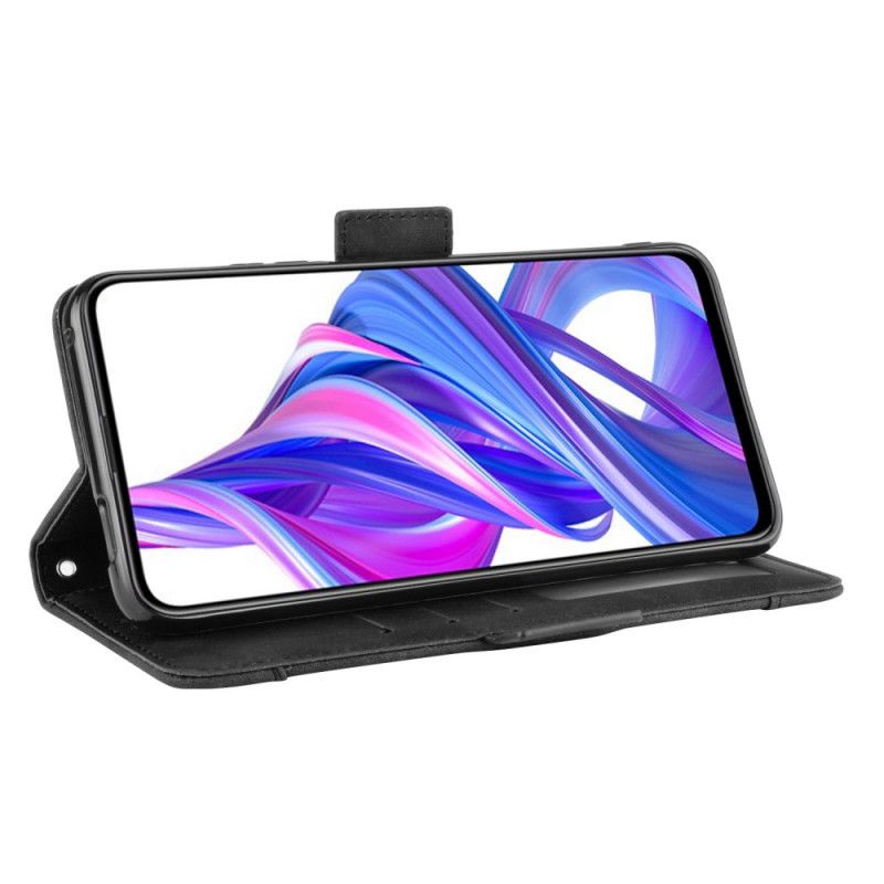 Etui Folio Huawei P Smart Pro Czerwony Czarny Karta Wielowarstwowa Premier Klasy Pro