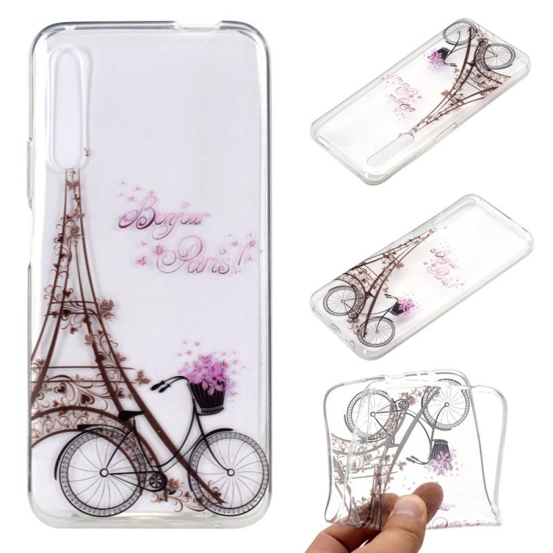 Futerały Huawei P Smart Pro Etui na Telefon Pro Transparent Hello Paris