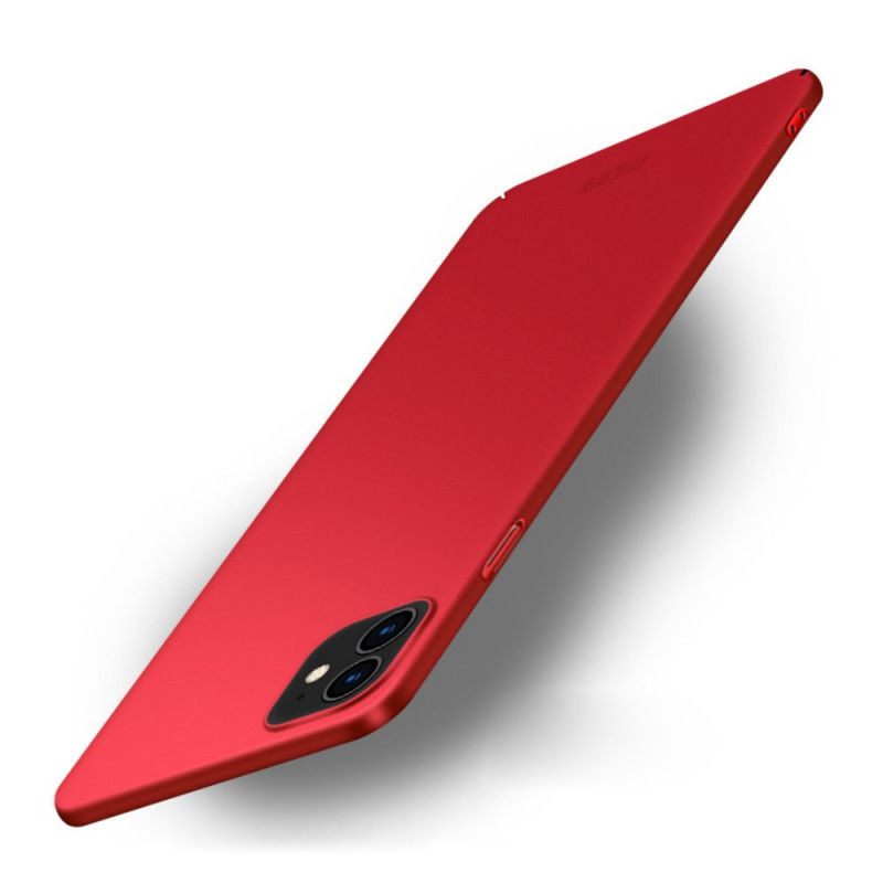 Etui iPhone 12 / 12 Pro Czerwony Czarny Mofi Etui Ochronne