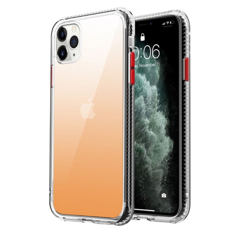 Futerały iPhone 12 / 12 Pro Pomarańczowy Magenta Etui na Telefon Kolor Gradientu