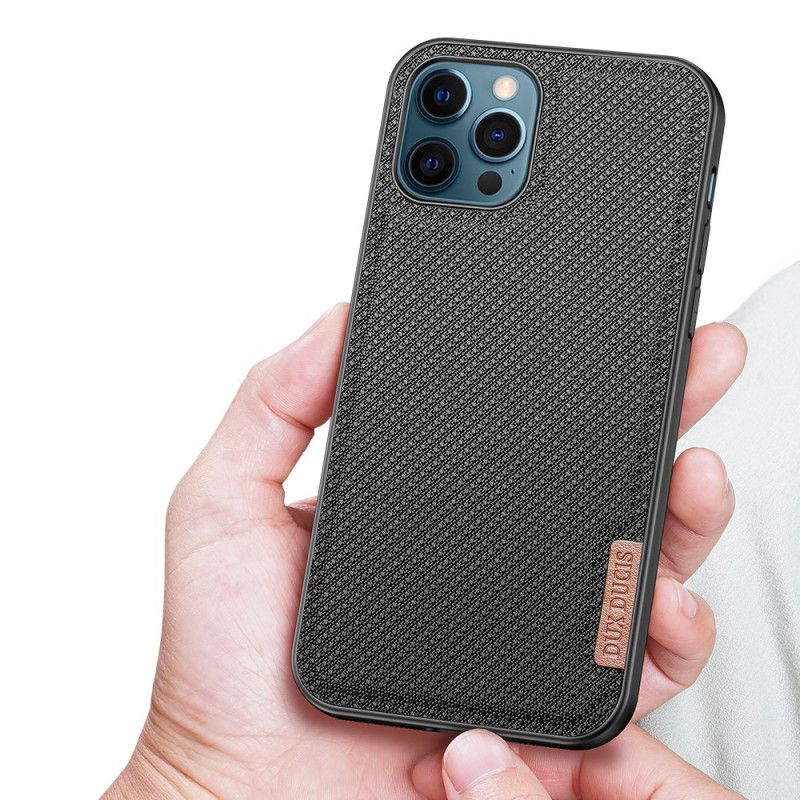 Futerały iPhone 12 / 12 Pro Zielony Czarny Seria Dux Ducis Fino