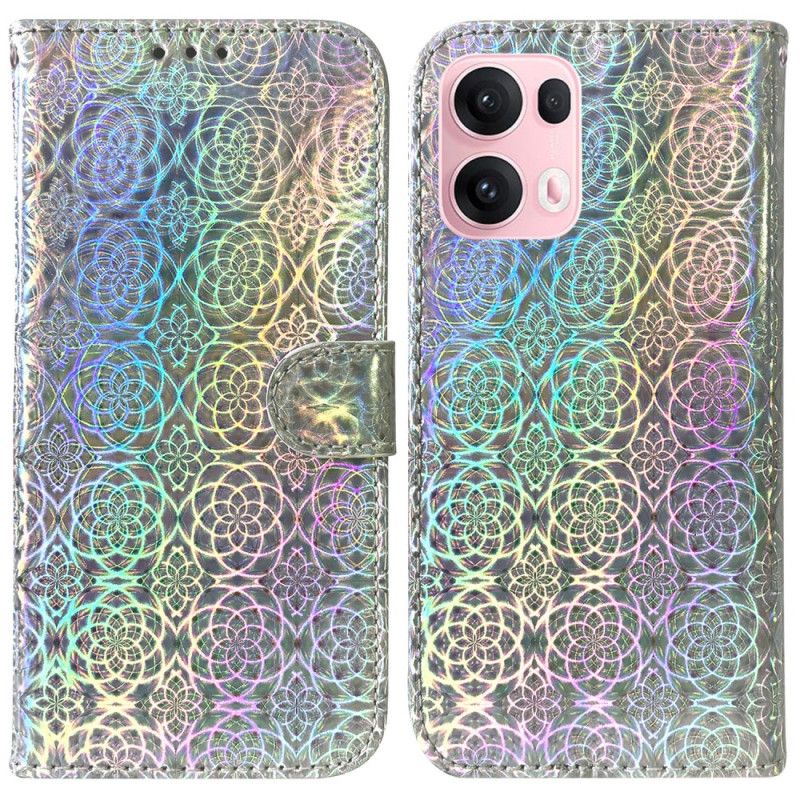 Etui Folio Do Oppo Reno 13 Pro 5g Styl Dyskotekowy