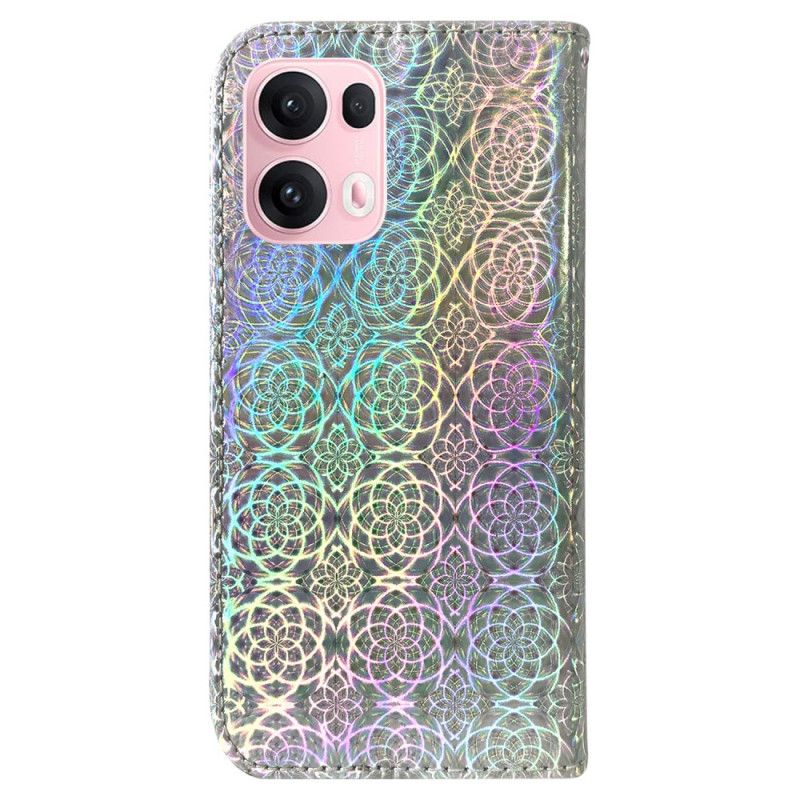 Etui Folio Do Oppo Reno 13 Pro 5g Styl Dyskotekowy