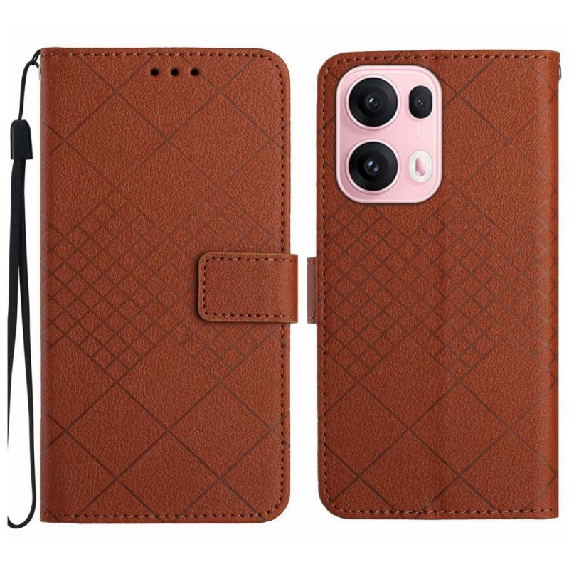 Etui Folio Oppo Reno 13 Pro 5g Diamenty Etui Ochronne