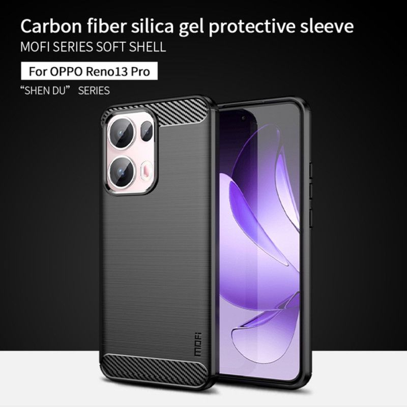 Etui Oppo Reno 13 Pro 5g Szczotkowane Włókno Węglowe