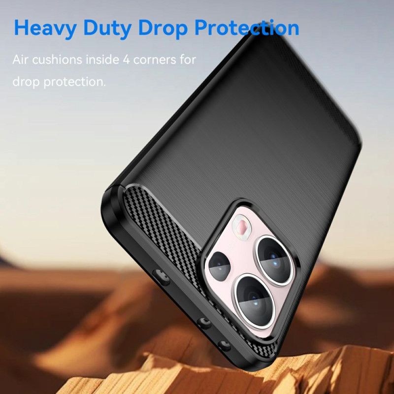 Etui Oppo Reno 13 Pro 5g Szczotkowane Włókno Węglowe Etui Ochronne