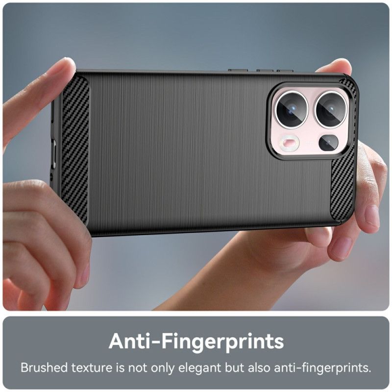 Etui Oppo Reno 13 Pro 5g Szczotkowane Włókno Węglowe Etui Ochronne