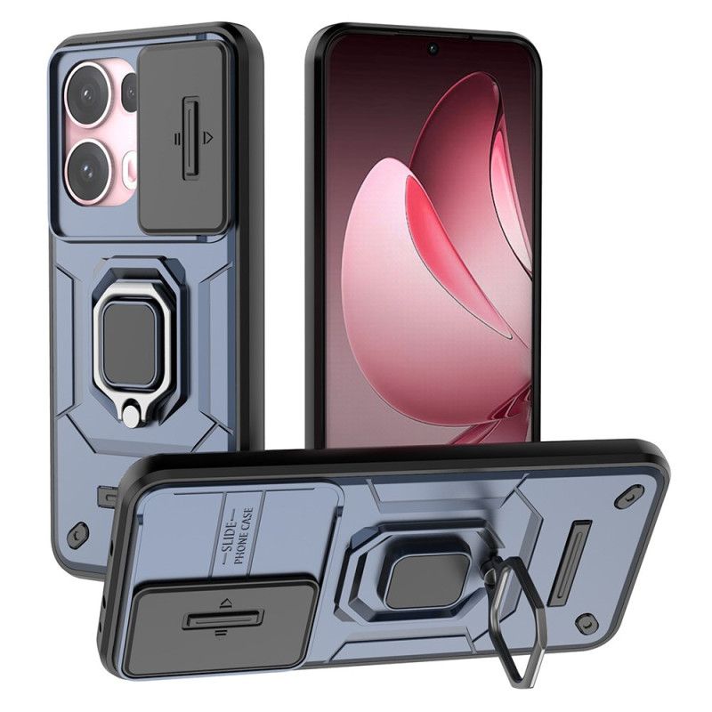 Etui Oppo Reno 13 Pro 5g Wytrzymały Pierścień Z Osłoną Obiektywu Etui Ochronne