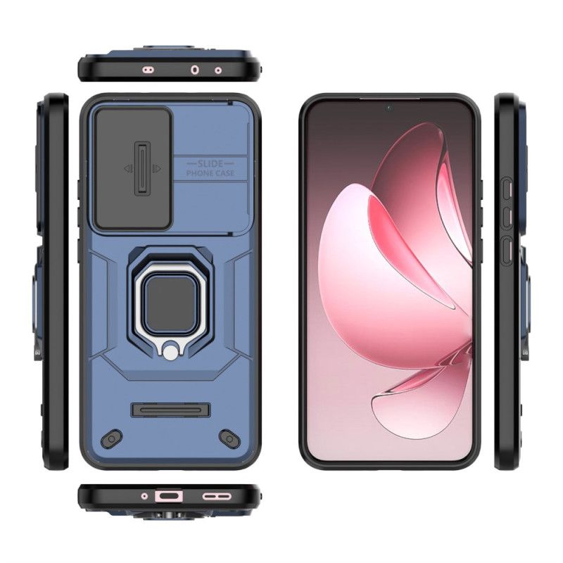 Etui Oppo Reno 13 Pro 5g Wytrzymały Pierścień Z Osłoną Obiektywu Etui Ochronne