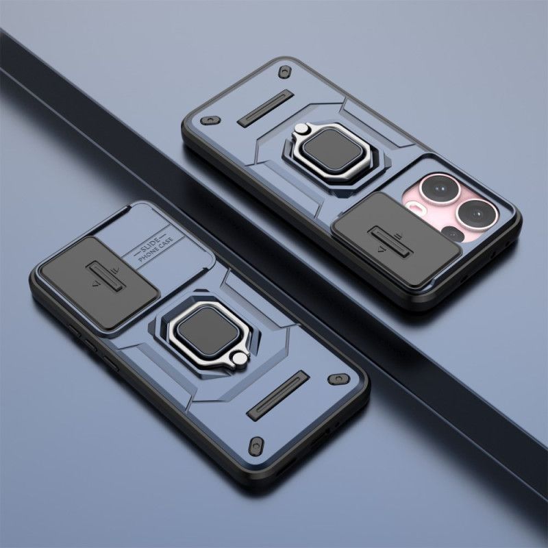 Etui Oppo Reno 13 Pro 5g Wytrzymały Pierścień Z Osłoną Obiektywu Etui Ochronne
