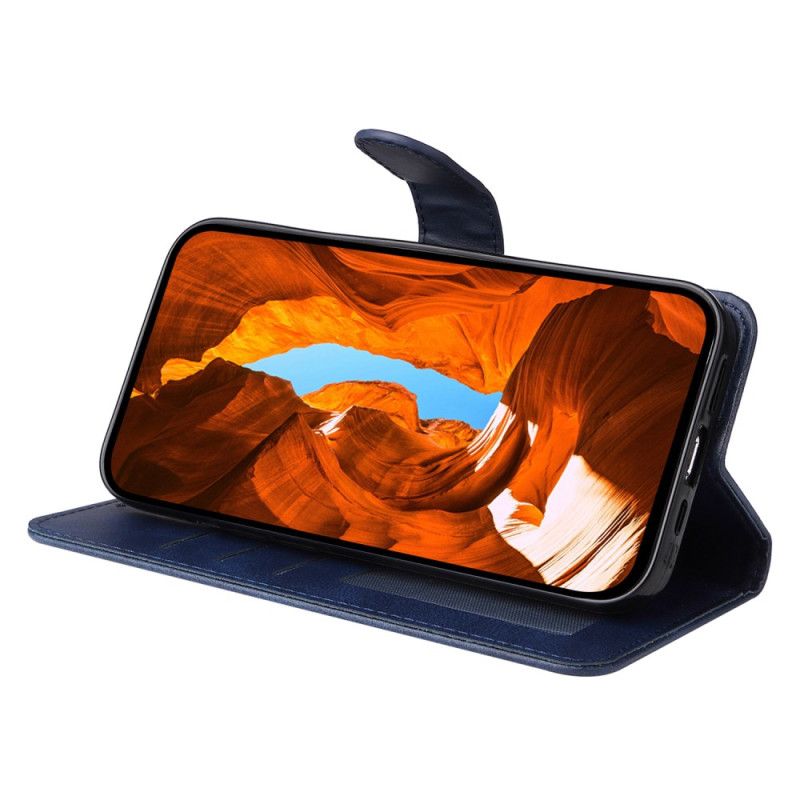 Skórzany Futerał Oppo Reno 13 Pro 5g Etui Na Telefon Gładki Pasek Ze Sztucznej Skóry