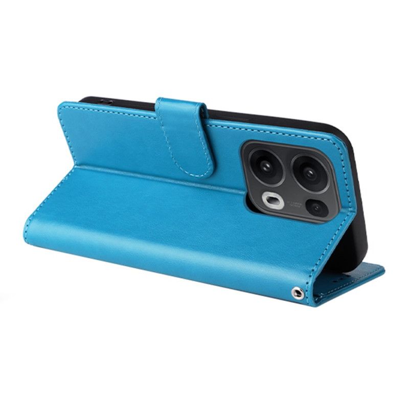 Skórzany Futerał Oppo Reno 13 Pro 5g Etui Na Telefon Kwiatowe Wzory