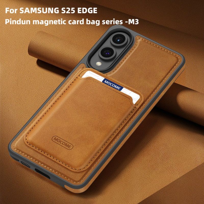 Etui Do Samsung Galaxy S25 5g Edge Magnetyczny Z Odpinanym Uchwytem Na Karty