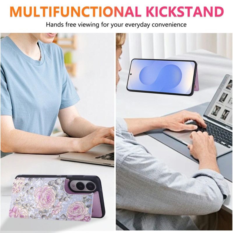 Etui Do Samsung Galaxy S25 5g Edge Etui Na Karty W Kwiaty