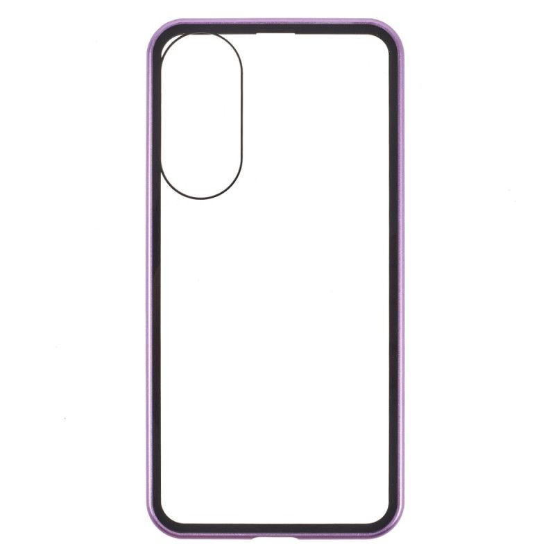 Etui Do Samsung Galaxy S25 5g Edge Szkło Hartowane I Magnetyczna Ramka