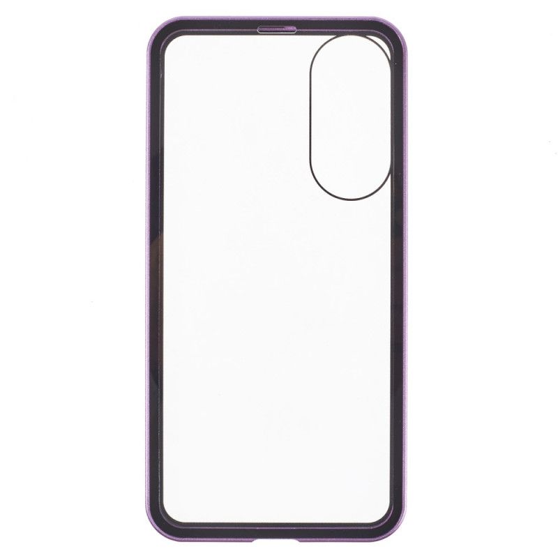Etui Do Samsung Galaxy S25 5g Edge Szkło Hartowane I Magnetyczna Ramka