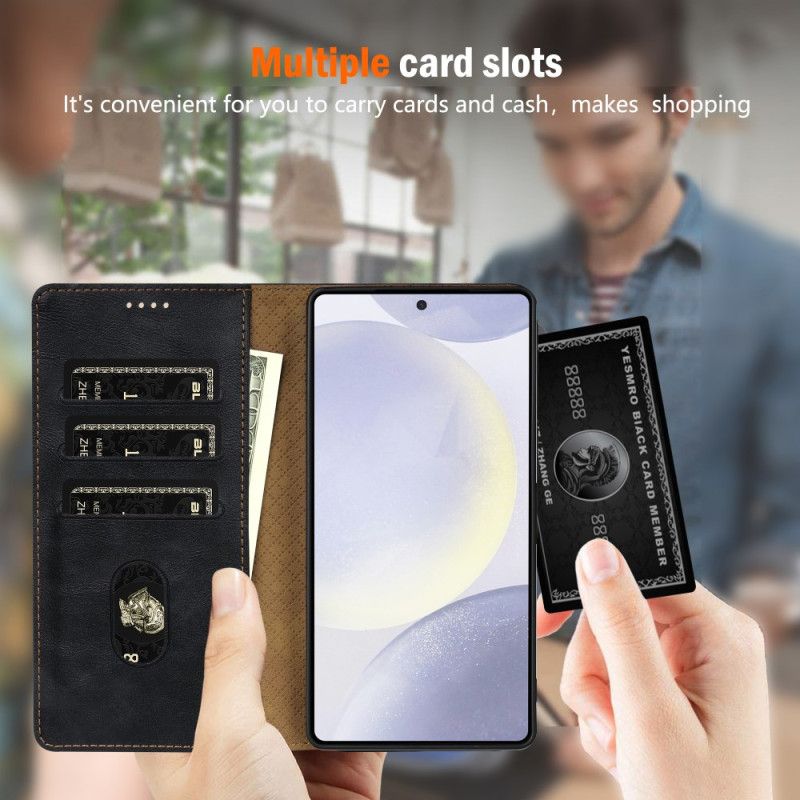 Etui Folio Do Samsung Galaxy S25 5g Edge N.bekus Styl Vintage