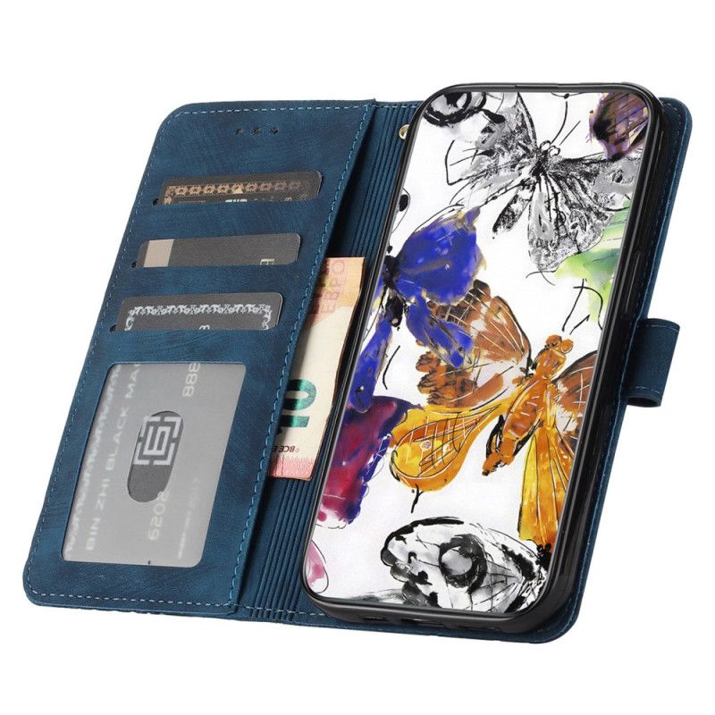 Etui Folio Do Samsung Galaxy S25 5g Edge Zamsz Z Efektem Motyla