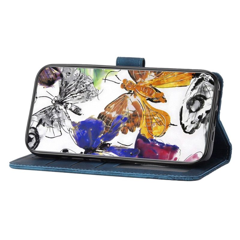 Etui Folio Do Samsung Galaxy S25 5g Edge Zamsz Z Efektem Motyla