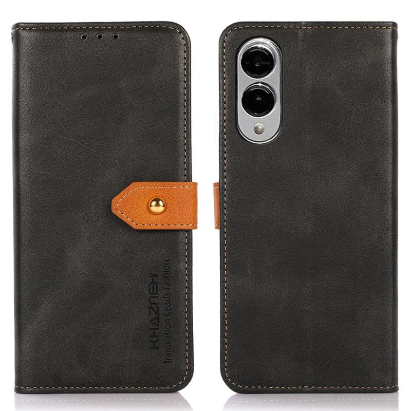 Etui Folio Do Samsung Galaxy S25 5g Edge Złote Zapięcie Khazneh