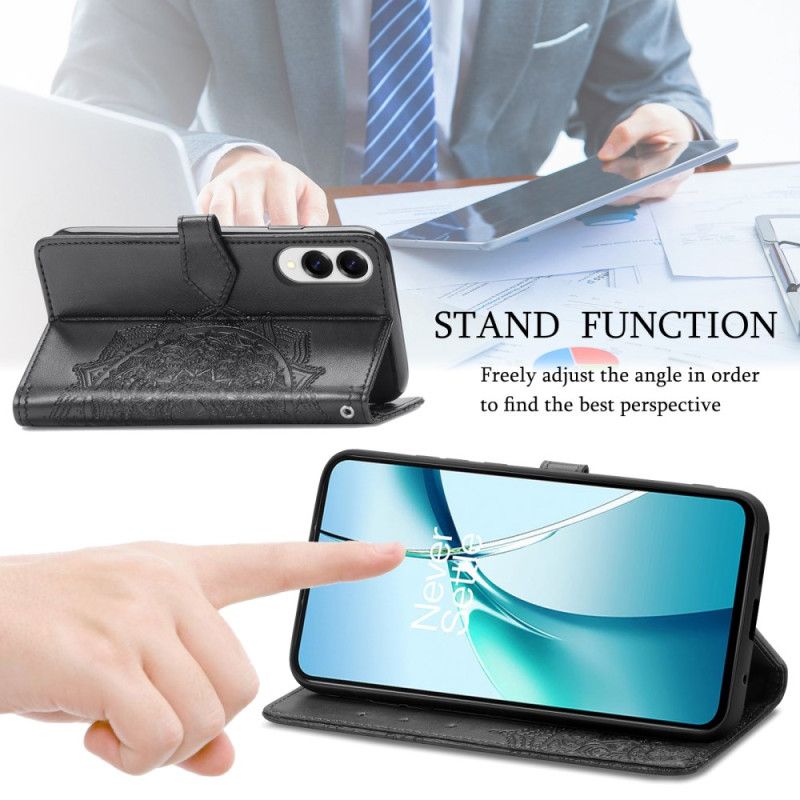 Etui Folio Samsung Galaxy S25 5g Edge Barokowa Mandala Etui Ochronne