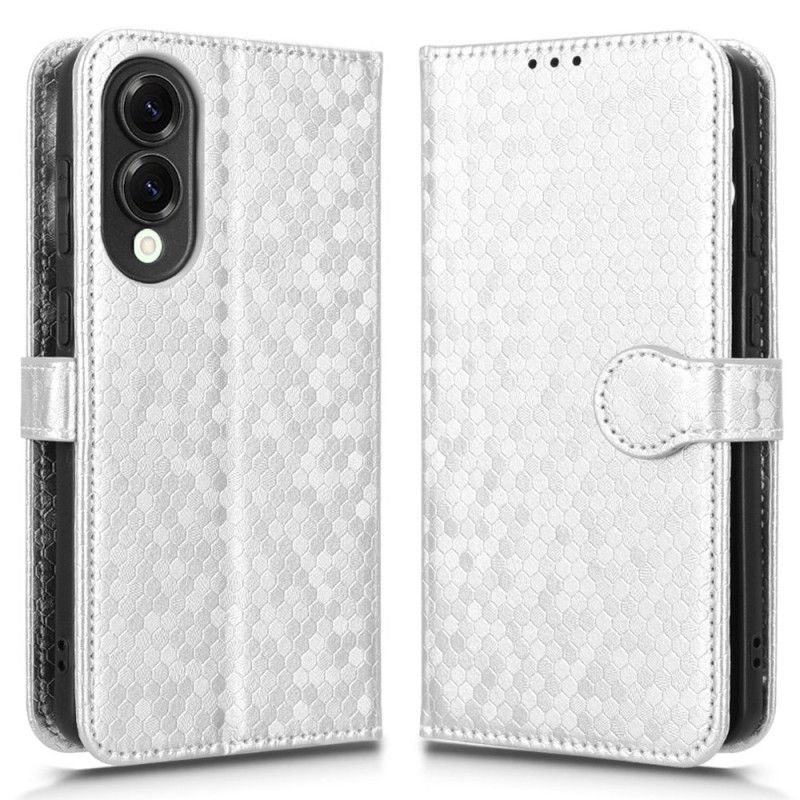 Etui Folio Samsung Galaxy S25 5g Edge Brokatowe Kropki Etui Ochronne