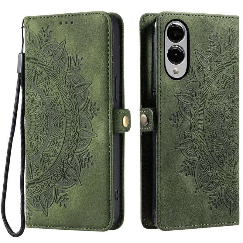 Etui Folio Samsung Galaxy S25 5g Edge Efekt Mandali Zamszu