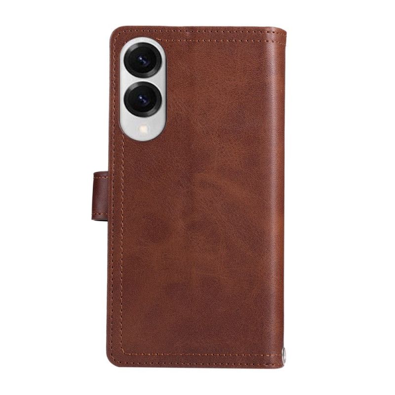 Etui Folio Samsung Galaxy S25 5g Edge Magnetyczny Portfel I Smycz