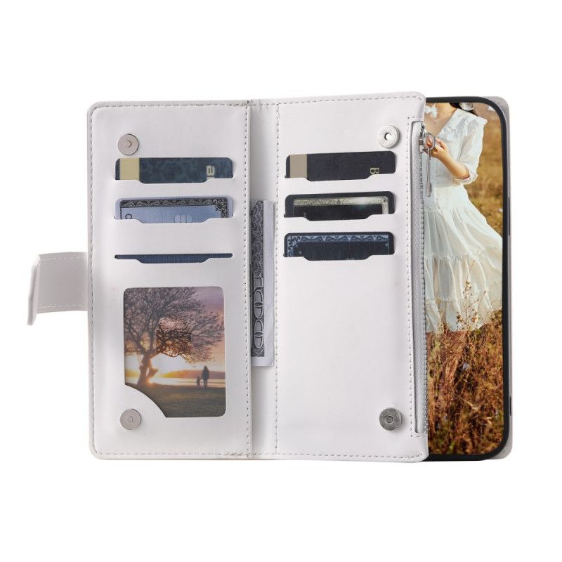 Etui Folio Samsung Galaxy S25 5g Edge Portfel Pikowany