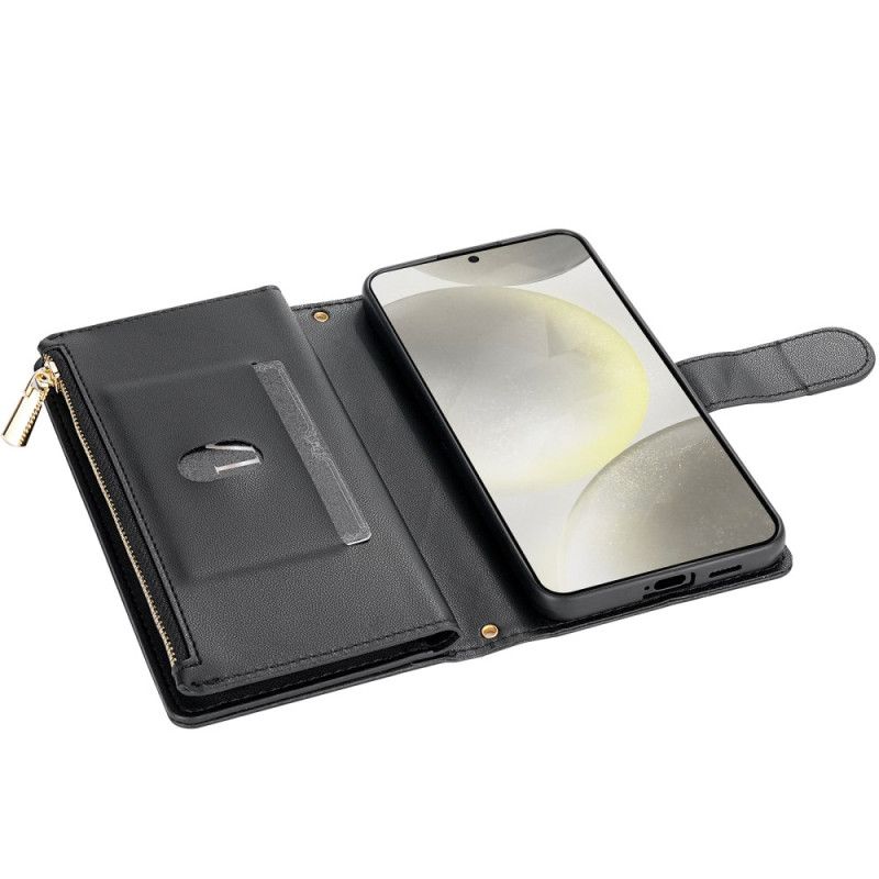 Etui Folio Samsung Galaxy S25 5g Edge Portfel Pikowany Etui Ochronne